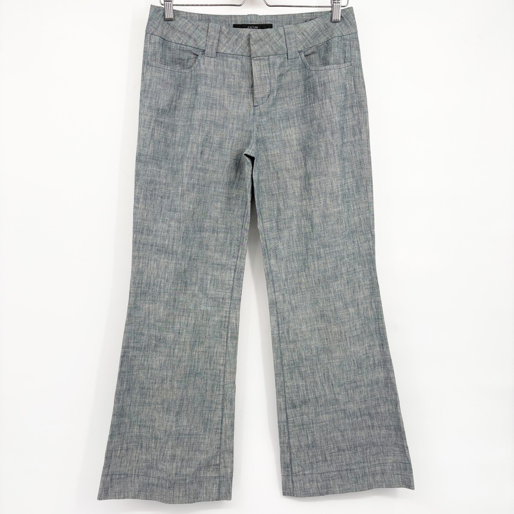 Joe's Jeans Womens Blue Cotton Coastal Minimalist Wide Leg Trouser Pants 29